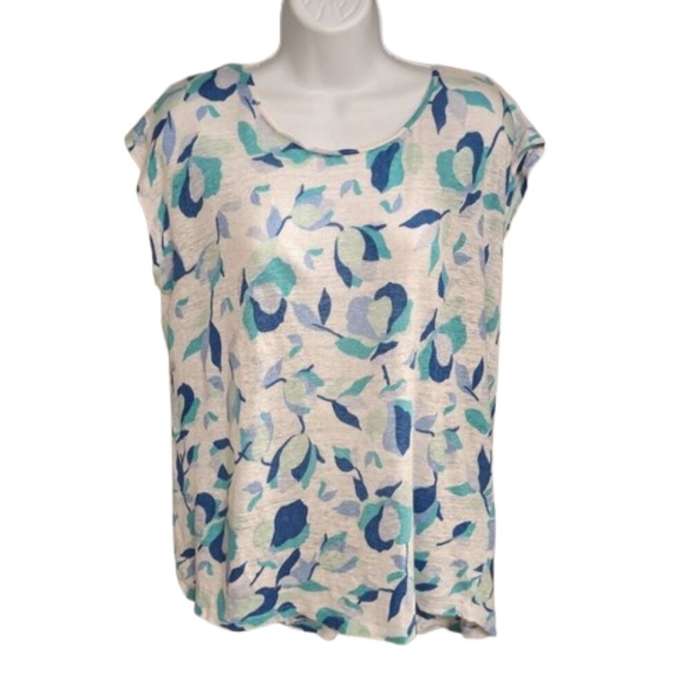 Rachel Zoe Linen Top. L